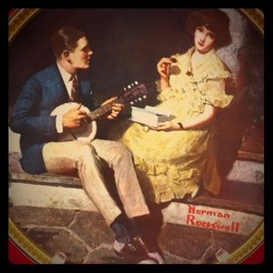 Vintage Norman Rockwell plate